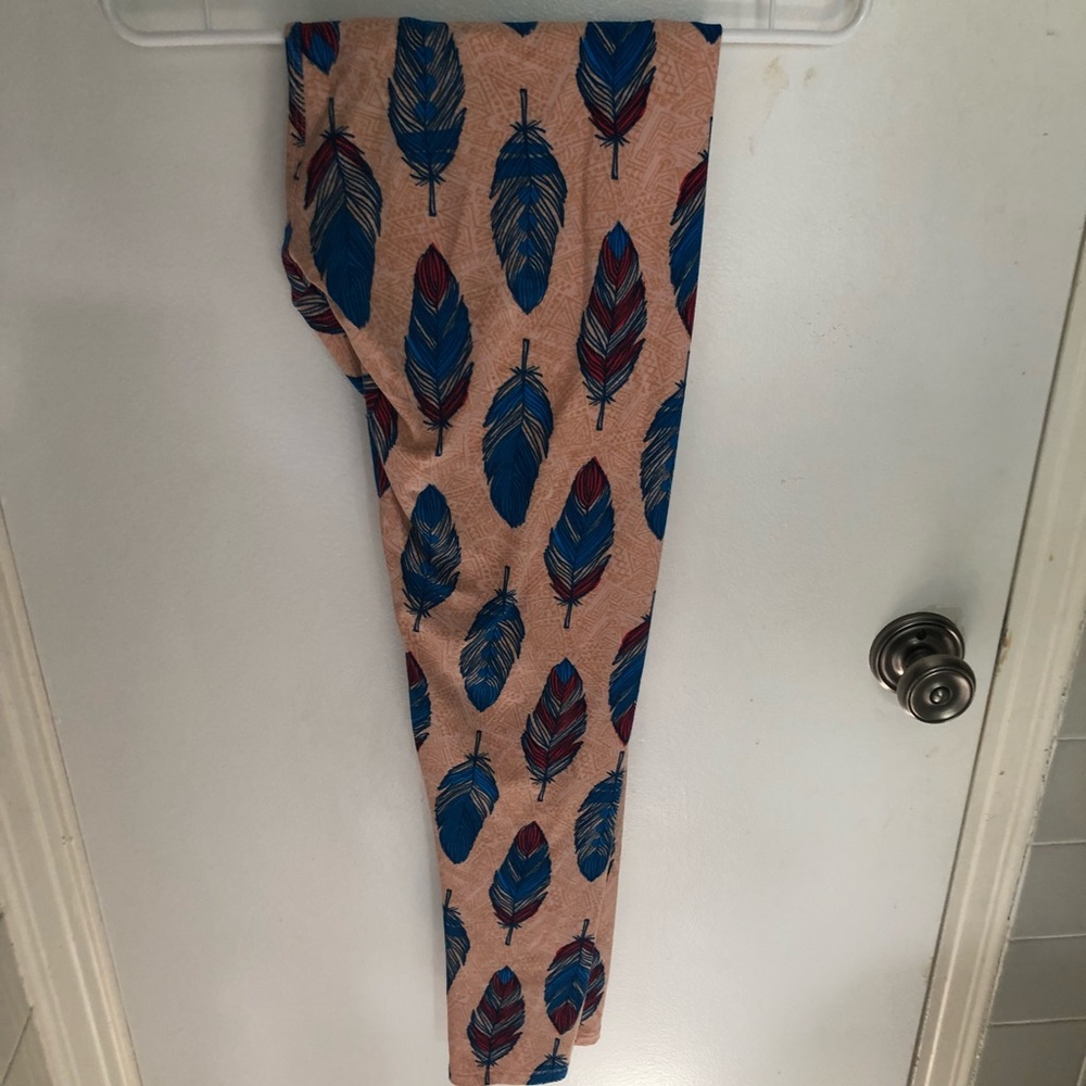 Colorful feather TC LLR leggings